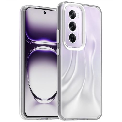 OPPO Reno12 Pro Global Candy PC TPU Shockproof Case - White - 1