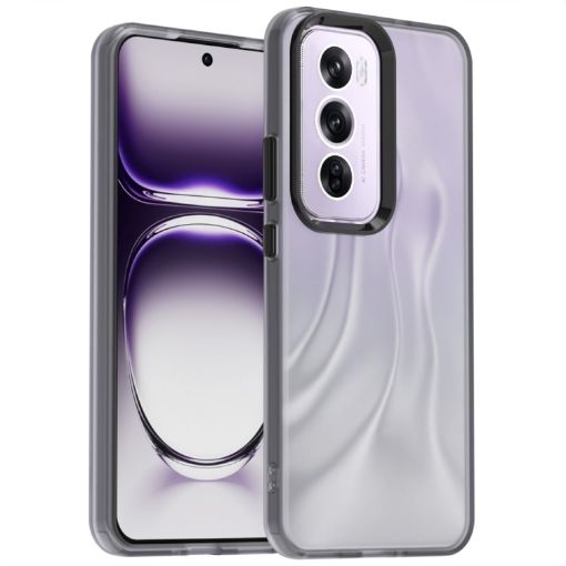 OPPO Reno12 Pro Global Candy PC TPU Shockproof Case - Black - 1
