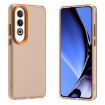 OPPO K12 5G Shockproof Phone Case - Candy PC Hybrid TPU, Orange - 1