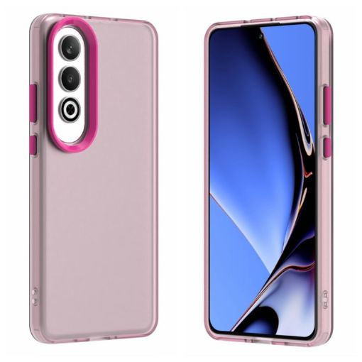 OPPO K12 5G Red Shockproof Candy PC Hybrid TPU Phone Case - 1