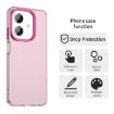 OPPO A3 4G Red Shockproof Phone Case - Candy PC Hybrid TPU Cover - 4