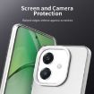 OPPO A3i 5G Shockproof Phone Case - White Candy PC Hybrid TPU - 7