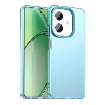 OPPO A3x 4G Shockproof Phone Case - Blue Candy PC Hybrid TPU - 1