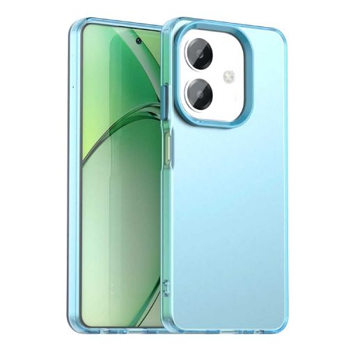 OPPO A40 Blue Candy PC Hybrid TPU Shockproof Phone Case - 1