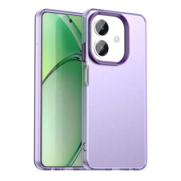 OPPO A40 Purple Candy PC Hybrid TPU Shockproof Phone Case - 1
