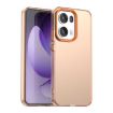 OPPO Reno13 Pro 5G Shockproof Phone Case - Orange Hybrid TPU/PC - 1