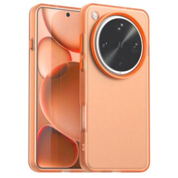 OPPO Find X8 Ultra Shockproof Phone Case - Candy PC Hybrid TPU Orange - 1