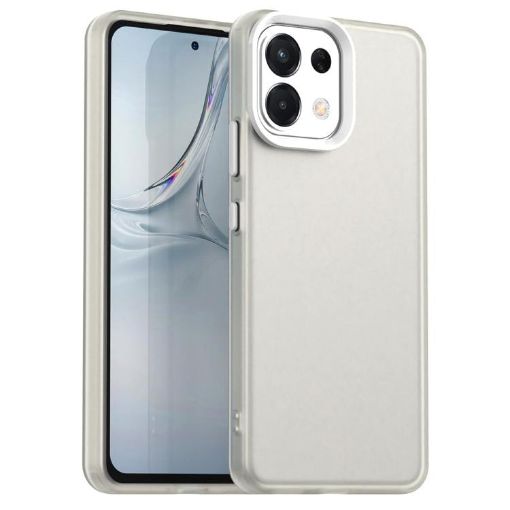 OPPO K13 5G Shockproof Phone Case, Candy PC Hybrid TPU, White - 1