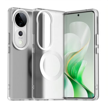 Vivo S19 Pro White Candy Magsafe PC Hybrid TPU Phone Case - 1
