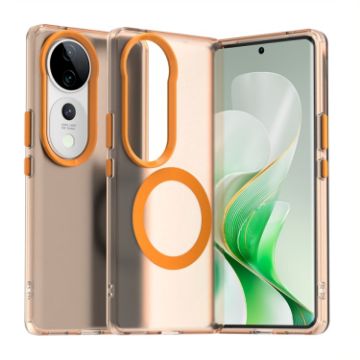 Vivo S19 Orange Candy Magsafe PC Hybrid TPU Phone Case - 1