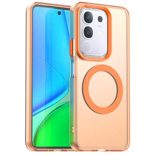 Vivo Y29 4G Orange Magsafe PC Hybrid TPU Phone Case - 1
