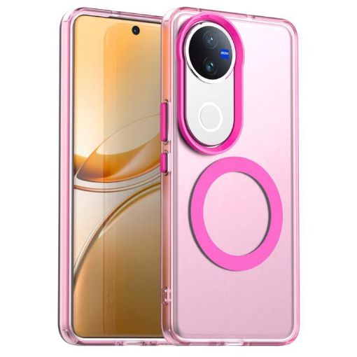 Vivo V50 Red Candy Magsafe PC Hybrid TPU Phone Case - 1