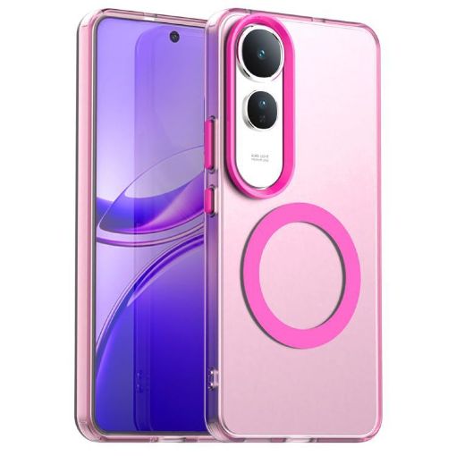 Vivo V50 Lite 5G Red Candy Magsafe PC Hybrid TPU Phone Case - 1
