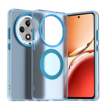 OPPO Reno12 F 5G Blue Candy Magsafe PC Hybrid TPU Phone Case - 1