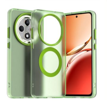 OPPO Reno12 F 5G Green Candy Magsafe PC Hybrid TPU Phone Case - 1