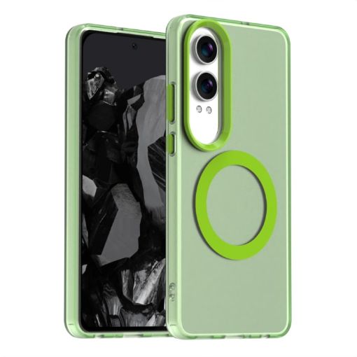 OPPO K12x Candy Magsafe PC Hybrid TPU Phone Case - Green - 1