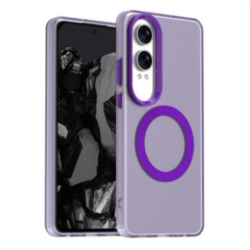 OPPO K12x Candy Magsafe PC Hybrid TPU Phone Case - Purple - 1