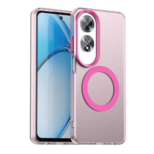 OPPO A60 Global Candy Magsafe PC Hybrid TPU Case - Red - 1