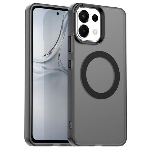 OPPO K13 5G Black Candy Magsafe PC Hybrid TPU Phone Case - 1