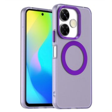 Xiaomi Poco M6 4G Purple Candy Magsafe PC Hybrid TPU Phone Case - 1