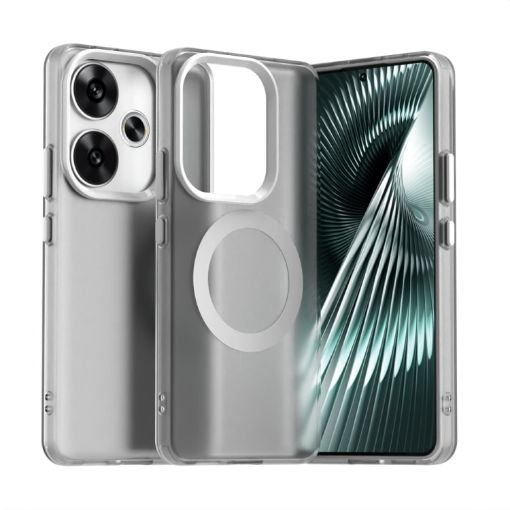 Xiaomi Poco F6 5G White Candy Magsafe PC Hybrid TPU Phone Case - 1