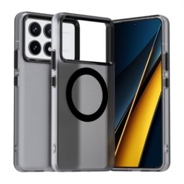 Xiaomi Poco F6 Pro Black Candy Magsafe PC Hybrid TPU Phone Case - 1