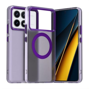 Xiaomi Poco F6 Pro Purple Candy Magsafe PC Hybrid TPU Phone Case - 1