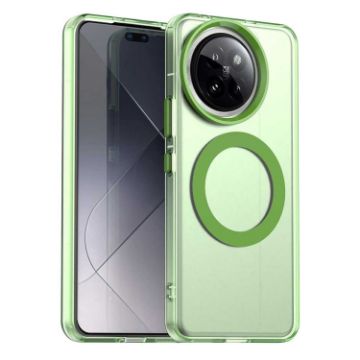 Xiaomi Civi 4 Pro Green Magsafe PC TPU Hybrid Phone Case - 1
