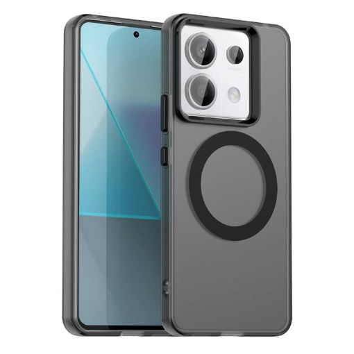 Xiaomi Poco X6 5G Magsafe Hybrid TPU Phone Case - Black - 1