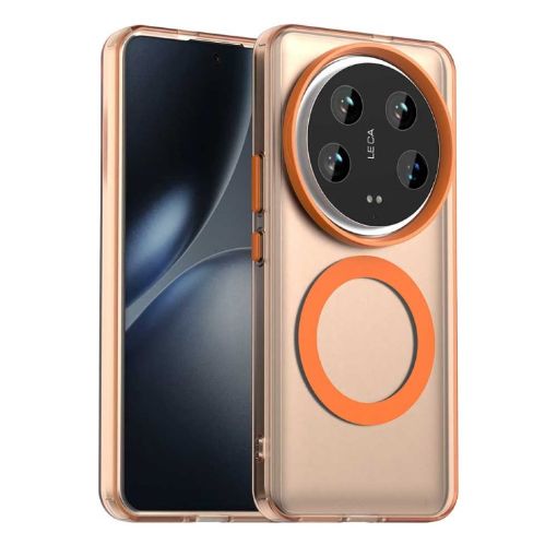 Xiaomi 14 Ultra Candy Magsafe Phone Case - Orange PC Hybrid TPU - 1