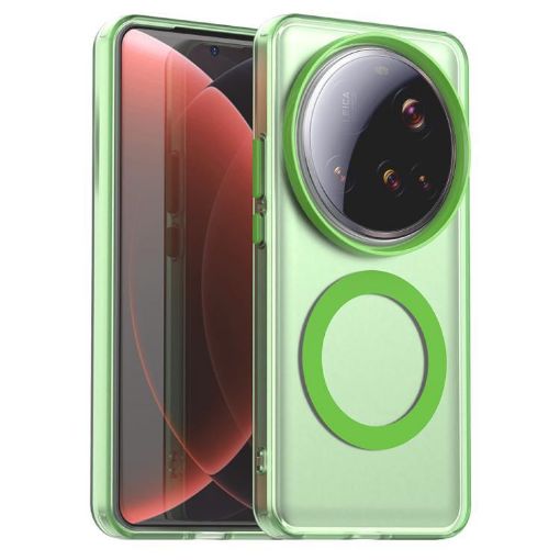 Xiaomi 15 Ultra Green Candy Magsafe PC Hybrid TPU Phone Case - 1