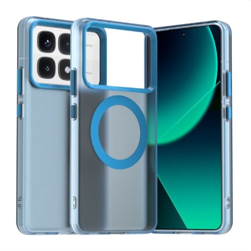 Redmi K70 Ultra Blue Candy Magsafe PC Hybrid TPU Phone Case - 1