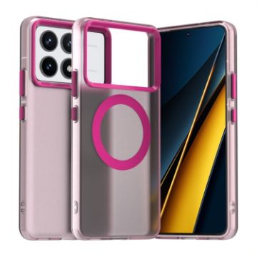 Red Magsafe Hybrid TPU Phone Case for Redmi K70 Pro - 1