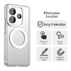 Redmi Note 14 5G White Candy Magsafe PC Hybrid TPU Phone Case - 4