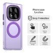 Redmi Note 14 Pro 5G Purple Magsafe Hybrid TPU Phone Case - 4