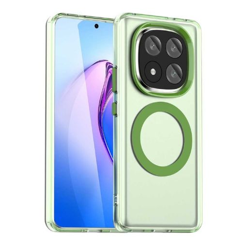 Redmi Note 14 Pro+ 5G Green Candy Magsafe PC Hybrid TPU Case - 1