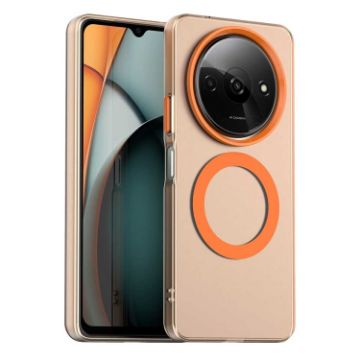 Redmi A3 Orange Magsafe PC Hybrid TPU Phone Case - 1