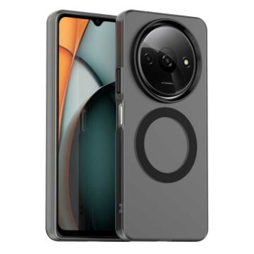 Redmi A3 Candy Magsafe PC Hybrid TPU Phone Case - Black - 1