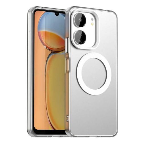 Redmi 13R 5G White Candy Magsafe PC Hybrid TPU Phone Case - 1