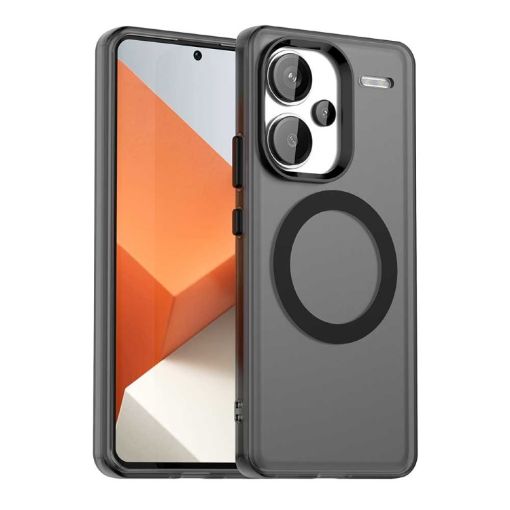 Redmi Note 13 Pro+ Black Candy Magsafe PC Hybrid TPU Case - 1
