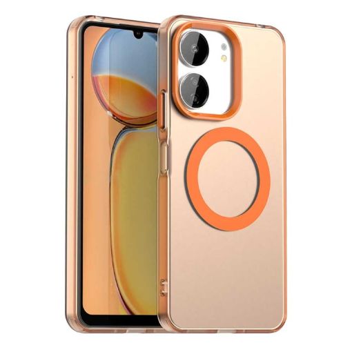 Redmi 13C 4G Orange Candy Magsafe PC Hybrid TPU Phone Case - 1