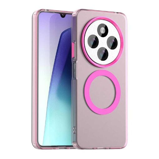 Red Redmi A3 Pro Candy Magsafe PC Hybrid TPU Phone Case - 1