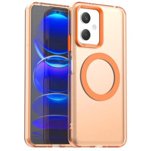 Redmi Note 12 5G/Poco X5 Candy Magsafe Hybrid TPU Case Orange - 1