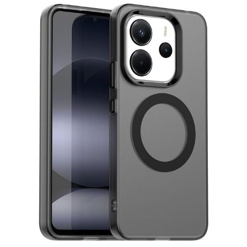 Redmi Note 14 4G Black Candy Magsafe PC Hybrid TPU Case 164.84mm - 1