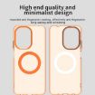 Redmi A5/Xiaomi Poco C71 Orange Magsafe PC Hybrid TPU Phone Case - 3