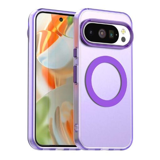 Google Pixel 10 Pro XL Purple Candy Magsafe PC Hybrid TPU Case - 1