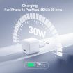 JOYROOM JR-TCG15 30W GaN Mini Charger EU Plug USB-C Type-C White - 2