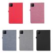 Infinix Xpad Red Fabric Texture Flip Leather Tablet Case - 6