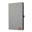 Infinix Xpad Gray Fabric Texture Flip Leather Tablet Case - 2