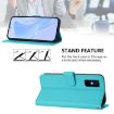 Infinix GT 30 Pro Lake Blue Leather Phone Case with Lanyard - 3